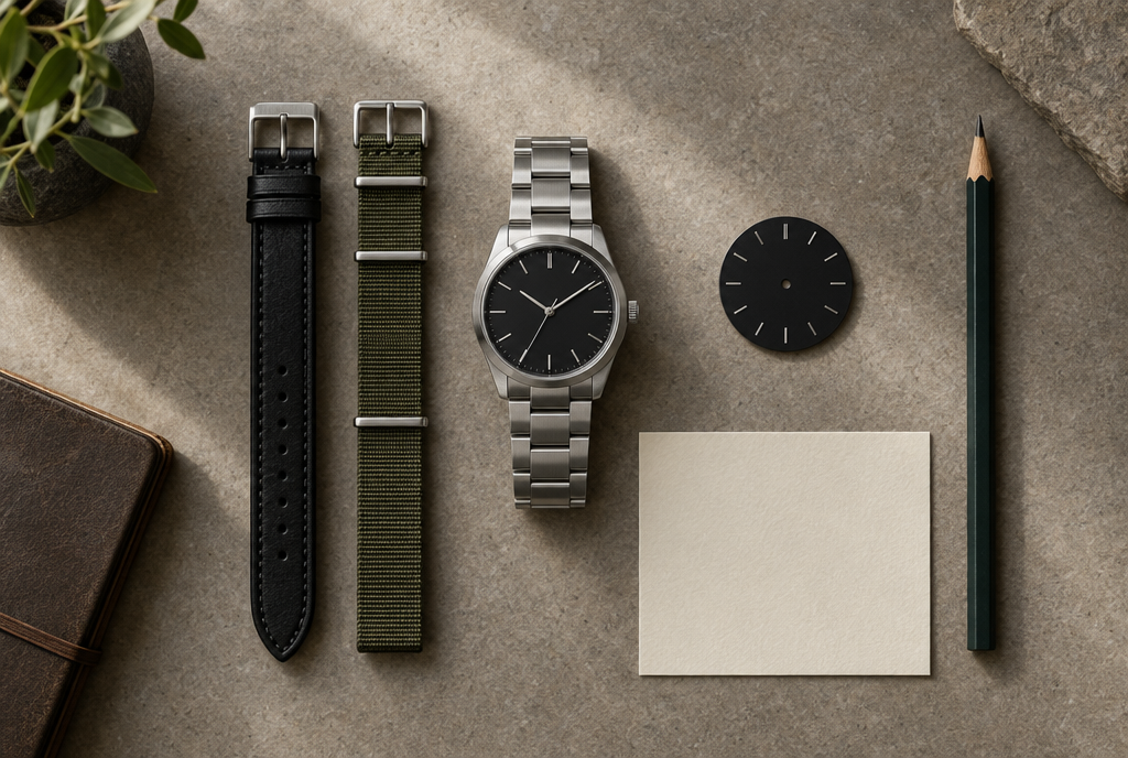 Editorial illustration: Custom watch design