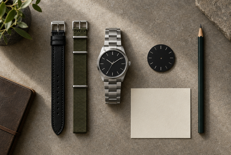 Editorial illustration: Custom watch design