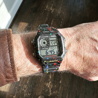 Royale Splatter styled wrist photo 2
