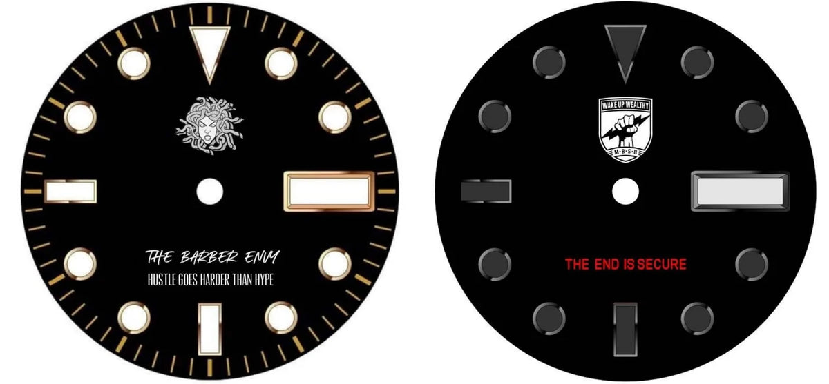 Client dial artwork proof 04; not a finished watch