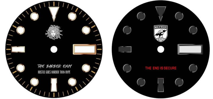 Client dial artwork proof 04; not a finished watch