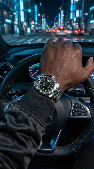 Bruce GMT wrist photo